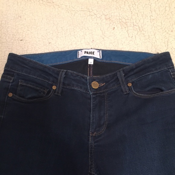 Paige Skyline boot cut jeans inseam 32” - Picture 3 of 7